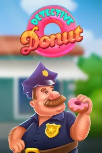 detective donut slot logo